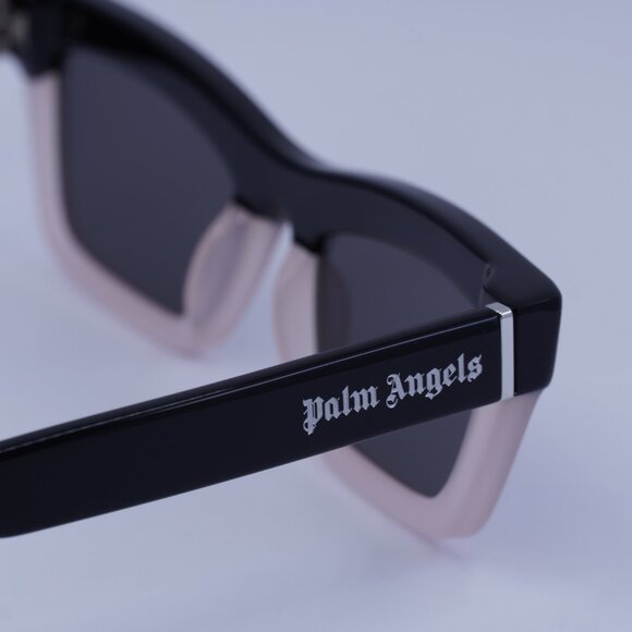 Palm Angels PERI108 MELROSE 3B07 Sunglasses Black Cat Eye Frame, Grey Lenses - Picture 7 of 8